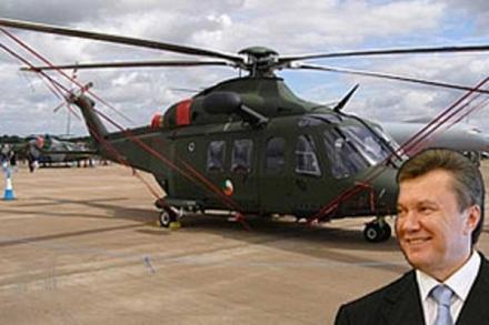 Вертодром Януковича. Строители разбежались, опасаясь народного гнева