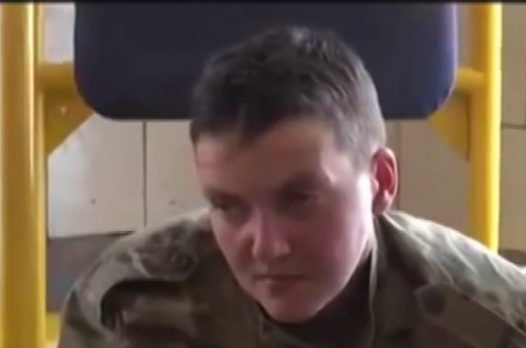 Допит терористами військової льотчиці Надії Савченко