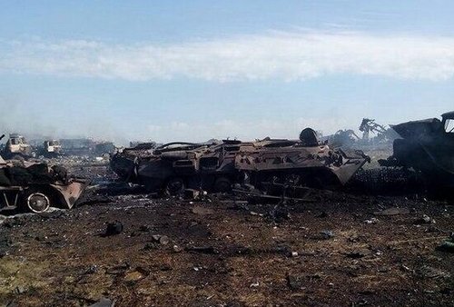 Битва у Червонопартизанска: танки, артиллерия и пять грузовиков с погибшими и ранеными