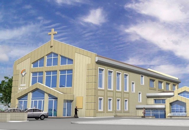 В Донецке террористы отобрали у верующих церковь. ФОТО