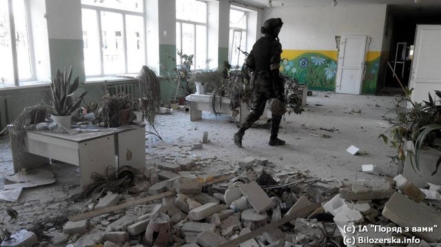 Артилерія зруйнувала вщент школу в Степанівці. ФОТО