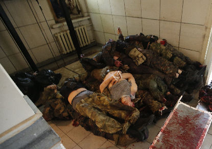 Подарок Путину от Украины: 15 КАМАЗов с трупами российских военных выехали из Украины