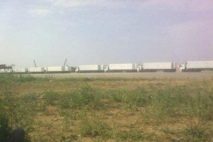 В Луганскую область прорвались более 70 грузовиков «гумконвоя» из РФ