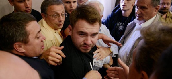 В Киевраде избили депутата-украинофоба