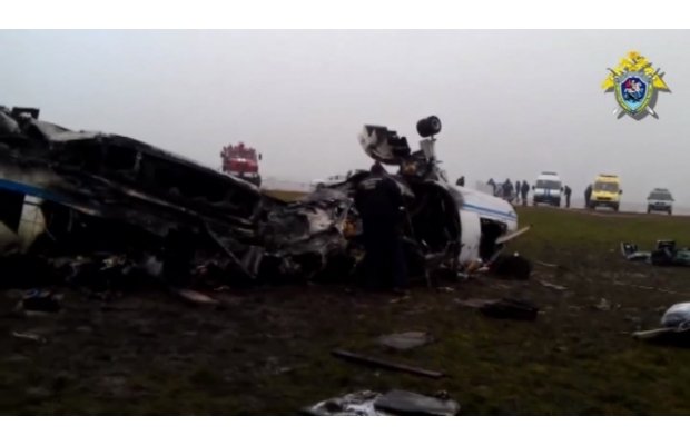 В сети появились фото с места катастрофы во «Внуково»