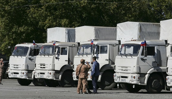Семь из 10-ти машин вчерашнего «гумконвоя» оказались бензовозами