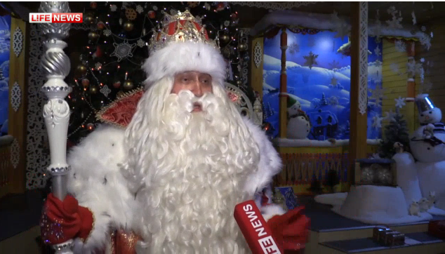 Царев от имени «Парламента Новороссии» поздравил с Днем Рожденья Деда Мороза