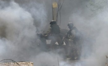 Вблизи Ясиноватой идёт бой