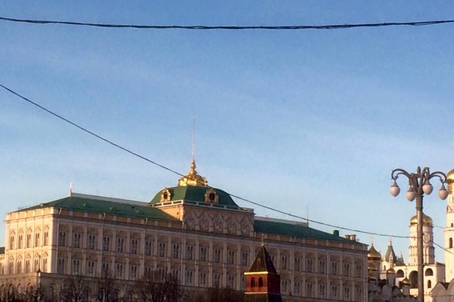 На шпиле Кремлевского дворца пропал флаг. ФОТОФАКТ