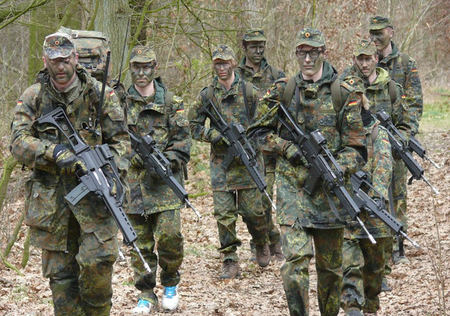 Профессиональная армия: Мотопехотный взвод Бундесвера