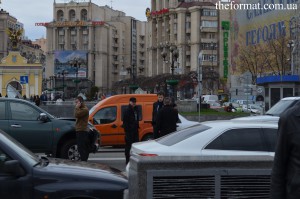 Порошенко на бронированной BMW попал в аварию на Майдане