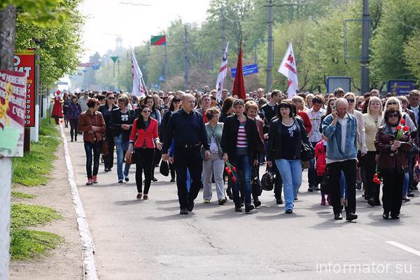 Горловские сепаратисты отмечают 1 мая