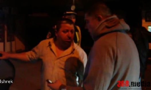 Во Львове пьяный гаишник уснул за рулем