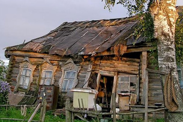Русская деревня на фотографиях - при царе и сейчас