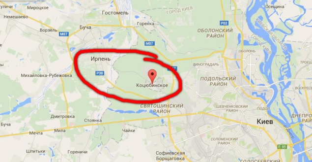 Коцюбинское ушло от Киева