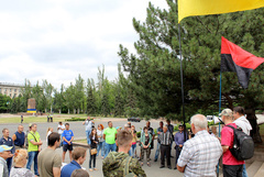 В Николаеве призывали Авакова прекратить «облаву» и «наезд» на бойцов батальона «Торнадо»