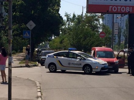 У Києві патрульні потрапили у ДТП