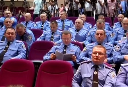 В Киеве состоялось собрание главных милиционеров Украины