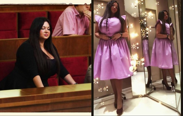 У Раді засвітилася помічниця депутата – гламурна жінка-вамп (ФОТО)