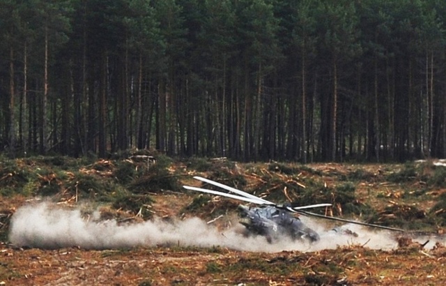 Минобороны РФ: предварительная причина катастрофы Ми-28Н - отказ техники