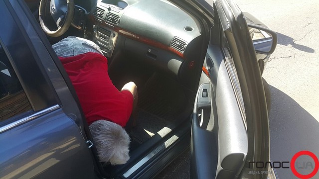 В Киеве из-за жары водитель умер прямо за рулем (ФОТО)