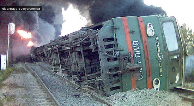 Украинские партизаны подорвали целый поезд с углем направлявшийся из ЛНР в Россию