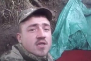 Родился в рубашке: боец АТО снял на видео взрыв снаряда террористов