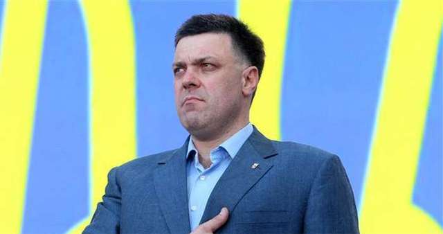 «Свободовцы» вели себя мирно под Радой - Тягнибок