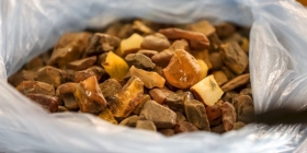 У жителя Ровно изъяли 150 кг янтаря