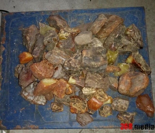 ЛЬВОВСКИЙ ВОДИТЕЛЬ ХРАНИЛ В МАШИНЕ 150 КИЛОГРАММОВ ЯНТАРЯ