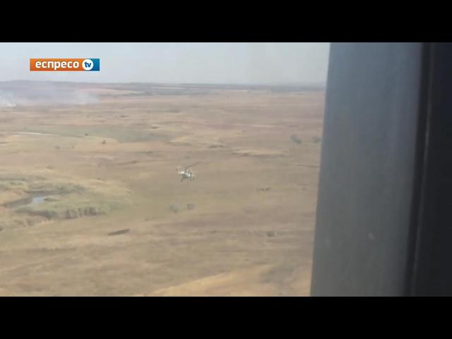 Украинская авиация хорошенько припугнула террористов пролетев очень низко (ВИДЕО)