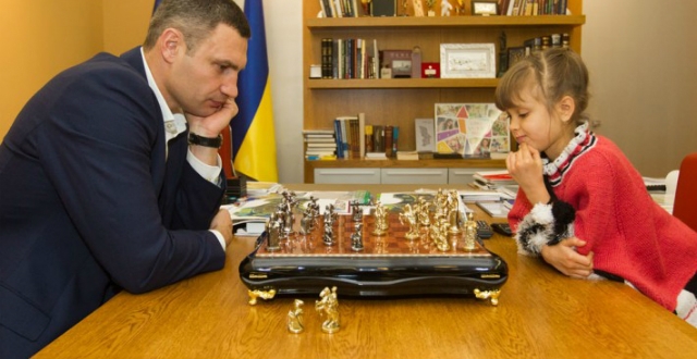 8-летняя девочка победила Кличко: опубликованы фото