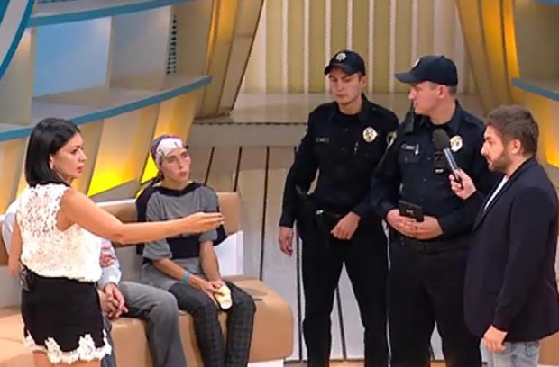 На съмках «Говорит Украина» полиция арестовала участников шоу