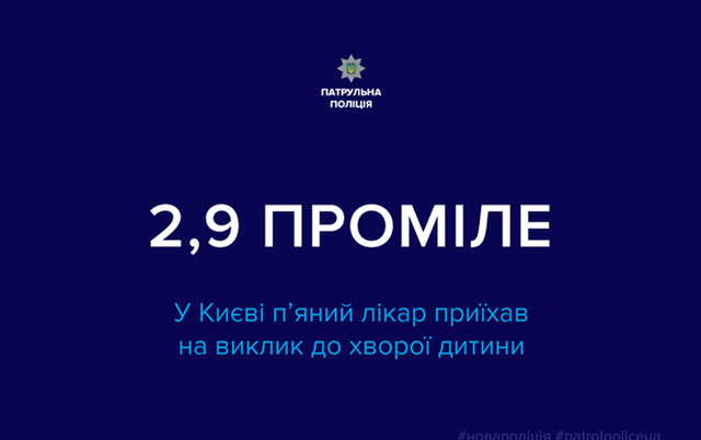 Нетвереза допомога. У Києві на виклик до маленької дитини приїхав п’яний лікар