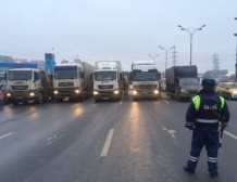 Далекобійники перекрили головну транспортну артерію Москви