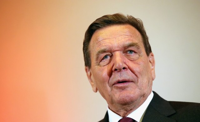 Шрьодер вимагає поступового зняття санкцій з Росії