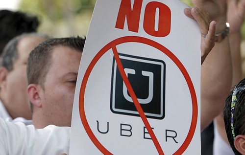 Блогер о таксистах, выступивших против Uber