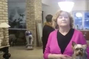 Шовковский опубликовал видео "разборок" с тещей из-за исчезновения дочери