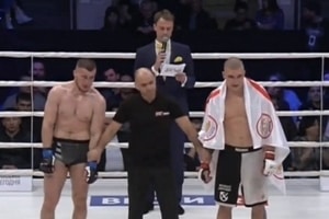 Украинский боец в Краснодаре побил чемпиона Чеченской Республики: яркое видео