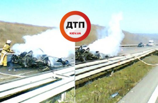 УЖАСНОЕ ДТП НА ТРАССЕ КИЕВ-ОДЕССА: ДВОЕ В BMW СГОРЕЛИ ЖИВЬЕМ