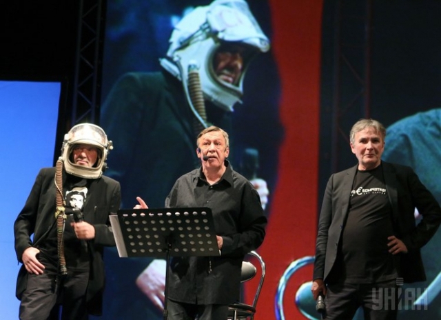 Михаил Ефремов и Орлуша начали гастроли по Украине со спектакля в Львове