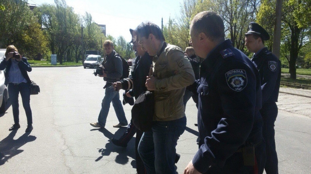 В Запорожье АЗОВ сорвал митинг сепаратистов