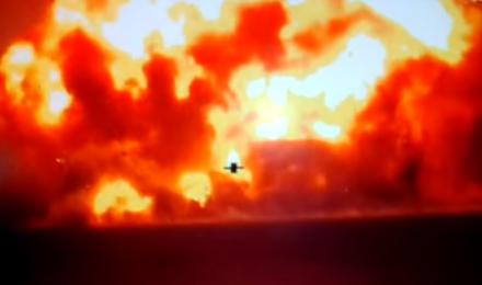 Противотанковые ракеты сил АТО испепелили полевой пункт боепитания оккупантов