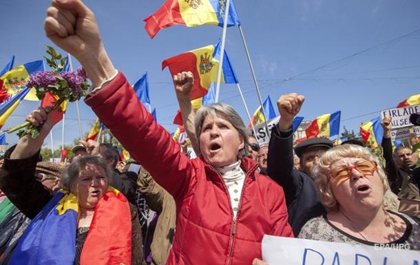 Митинг в Кишиневе закончился столкновениями