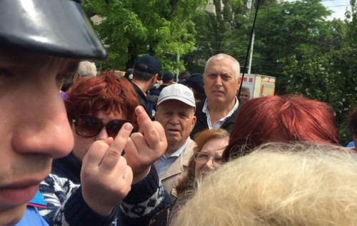 В Одесі ватники протестують проти перейменування проспекту Жукова на Небесної сотні