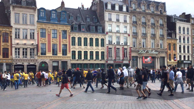 В Марселе немецкие футбольные фаны напали на украинских