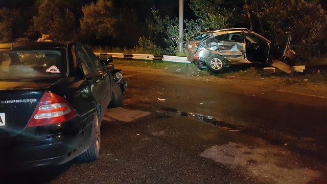 В Киеве "Хюндай" протаранил машину с детьми