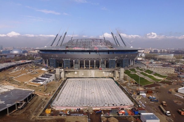 ЧМ-2018. В России ветер сдул крышу со стадиона, который стоит 34 млрд