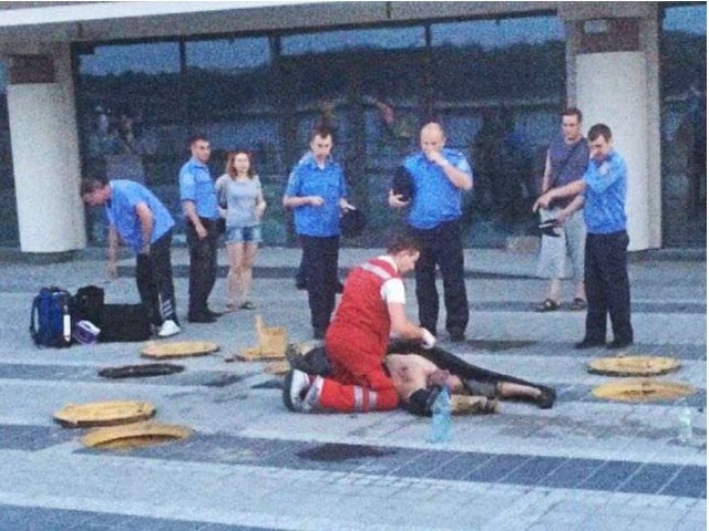 Трагедия на киевской набережной: есть жертвы