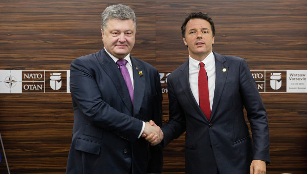 Италия обещает сохранение санкций в случае невыполнения Россией Минских соглашений